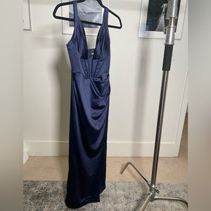 BABYBOO CORDELIA MAXI DRESS - NAVY